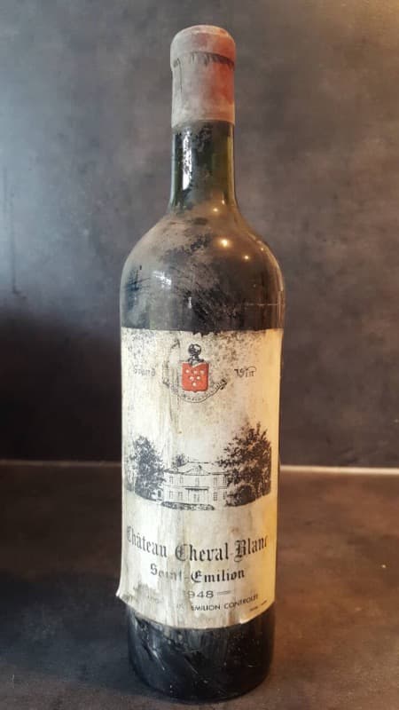 Mise Fourcauld Laussac , Château Cheval Blanc, Saint-Émilion, 1948
