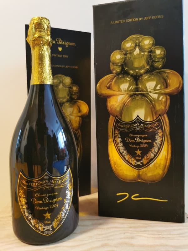 2 x Dom Pérignon - limited Edition Jeff Koons, Moët & Chandon, Champagne, 2004