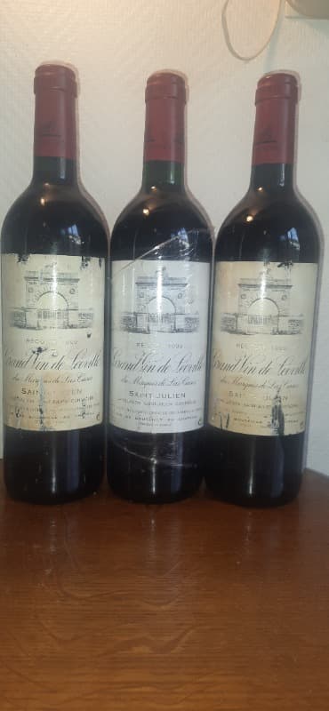 3 x Grand vin de Léoville du Marquis de las Cases, Saint-Julien, 1999