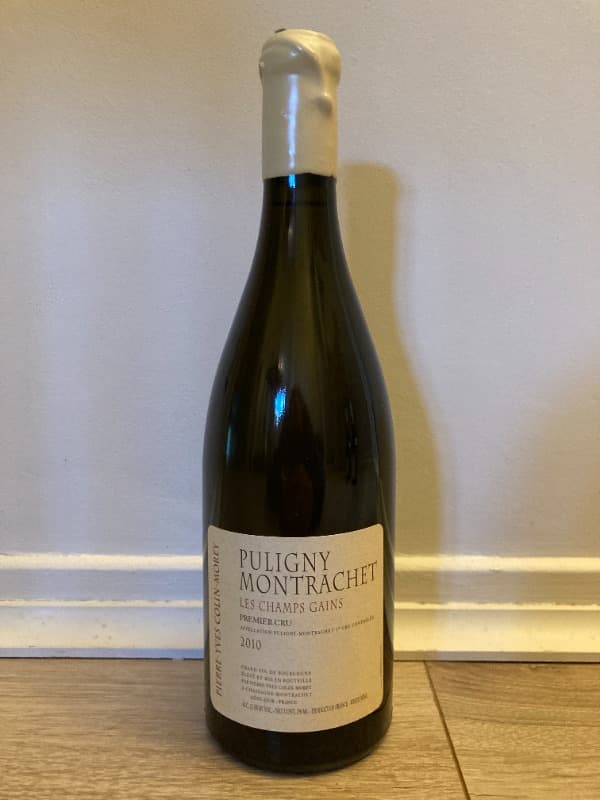 Puligny-Montrachet, 1er cru Les Champs Gains, Pierre-Yves Colin-Morey, 2010