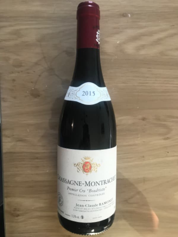 Chassagne-Montrachet, 1er cru Boudriotte, Domaine Ramonet, 2015