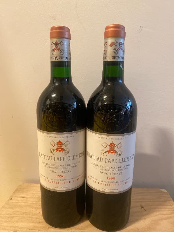 2 x Château Pape Clément, Pessac-Léognan, 1996, 1998