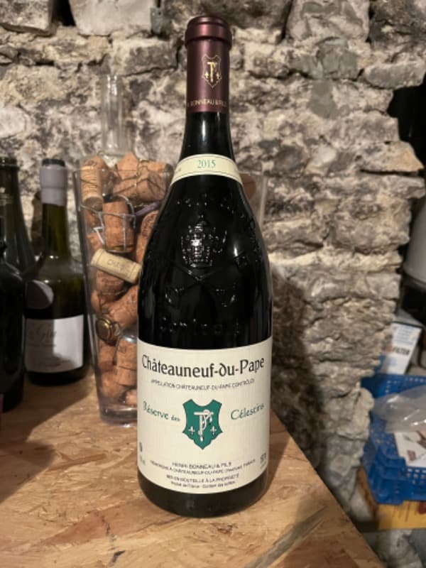 Châteauneuf-du-Pape, Réserve des célestins, Henri Bonneau, 2015 (Magnum)