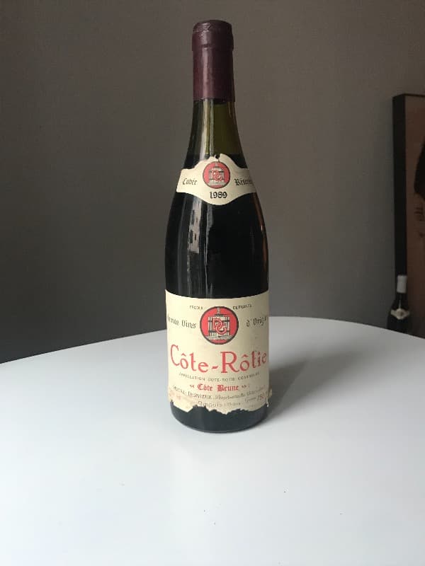 Côte-Rôtie, Cote Brune, Gentaz Dervieux, 1989