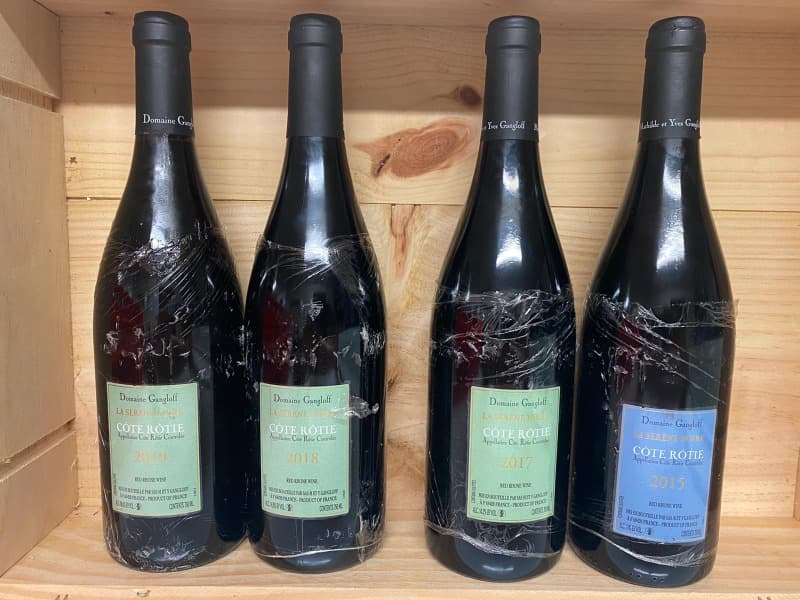 4 x Côte-Rôtie, La Sereine Noire, Domaine Gangloff, 2015~> 2018