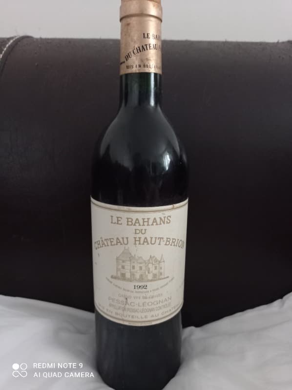 Le Bahans, Château HAUT BRION, Pessac-Léognan, 1992