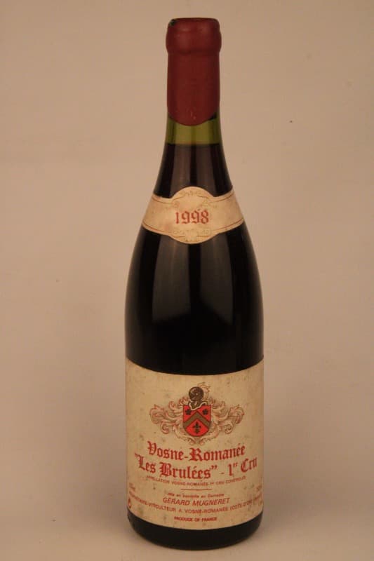 Vosne-Romanée, Les Brûlées, Gérard Mugneret, 1998