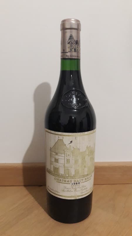 1er grand cru classé, Château Haut Brion, Pessac-Léognan, 1982