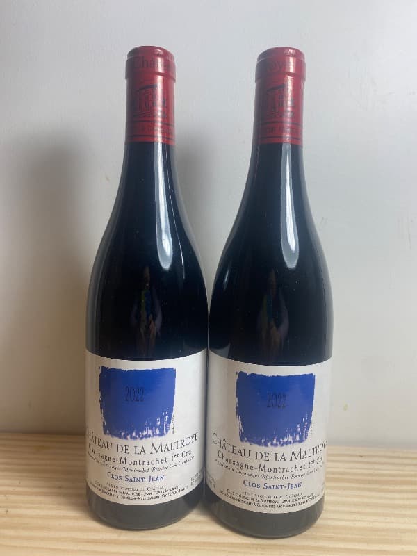 2 x Chassagne-Montrachet, 1er Cru Clos Saint-Jean, Château de la Maltroye, 2022