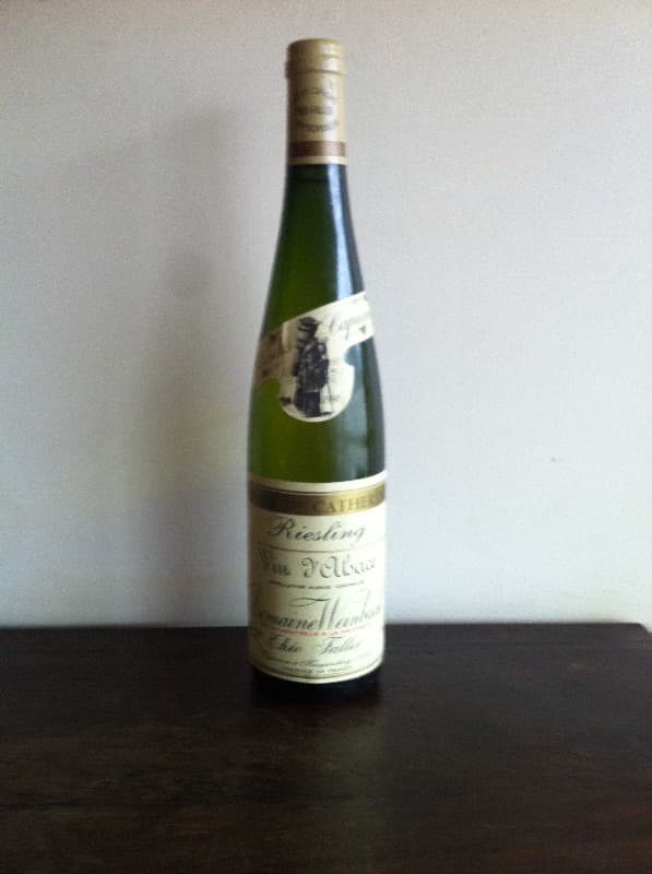 Cuvée Sainte-Catherine, Weinbach Clos des Capucins, Alsace Riesling, 1990