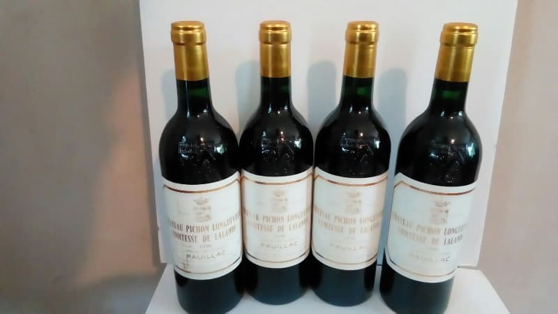 4 x Pichon Longueville comtesse de Lalande, Pauillac, 1990