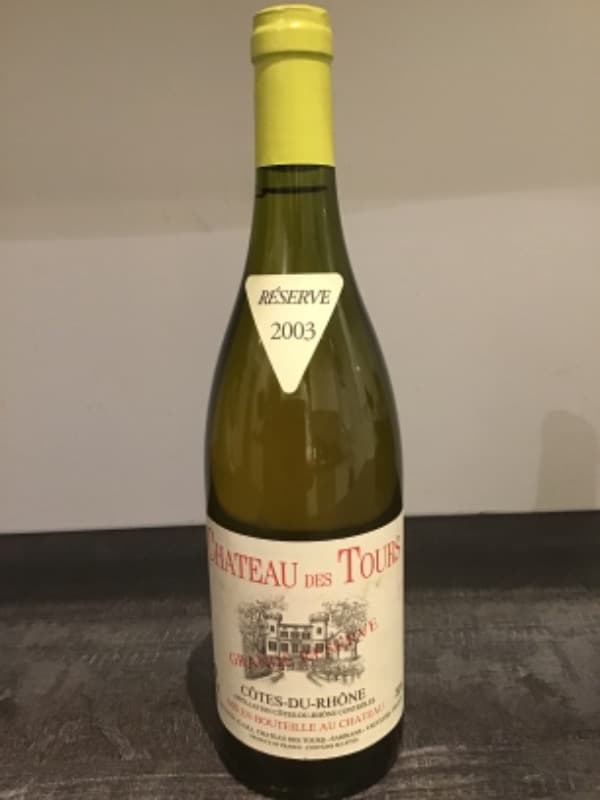 Côtes-du-Rhône, Grande réserve, Château des Tours, 2003