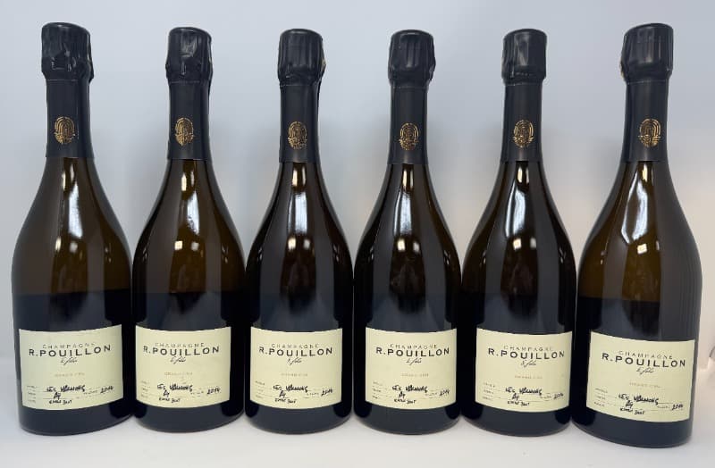6 x Blanc de Blancs Aÿ Grand Cru Les Valnons, R. Pouillon & Fils, Champagne, 2014