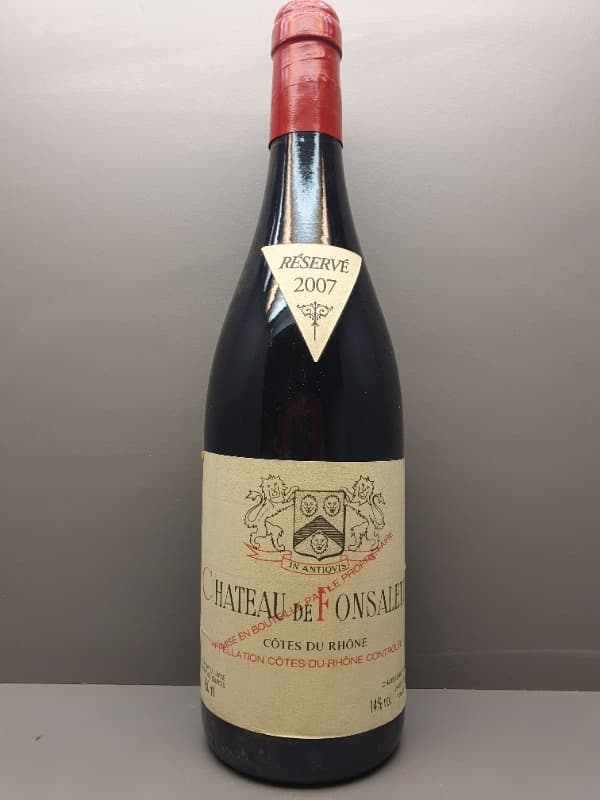 Côtes-du-Rhône, Château Fonsalette, 2007