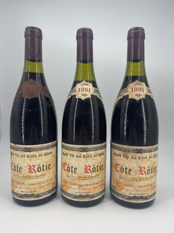3 x Côte-Rôtie, Jasmin, 1991
