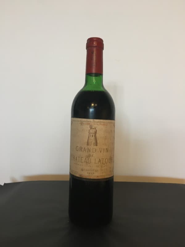1er cru classé, Grand Vin de château Latour, Pauillac, 1977