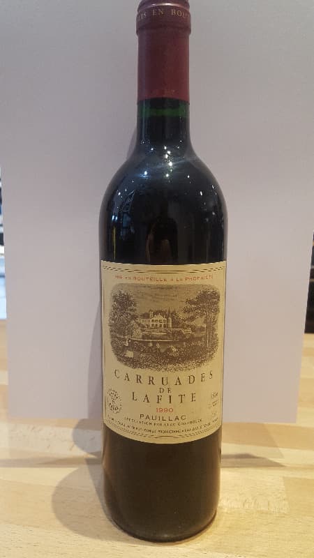 Carruades de Lafite, Pauillac, 1990