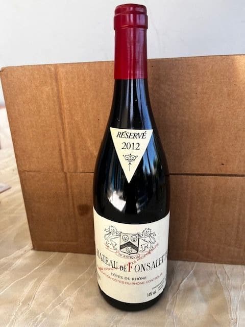 Château de Fonsalette, Côtes du Rhône, Rouge, 2012