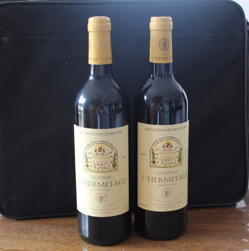 2 x Château L'Hermitage, Saint-Émilion, 2001