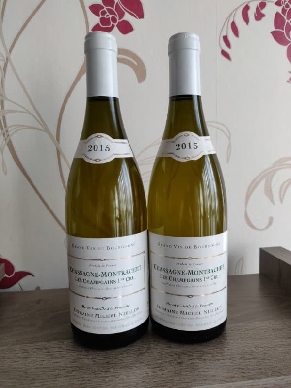 2 x Chassagne-Montrachet, Les Champgains 1er cru, Michel Niellon, 2015