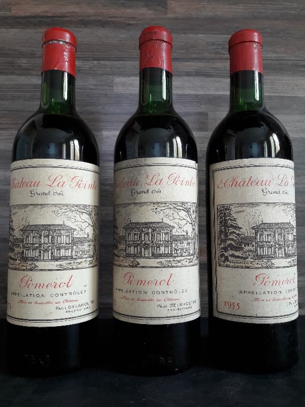 3 x Château La Pointe, Pomerol, 1955