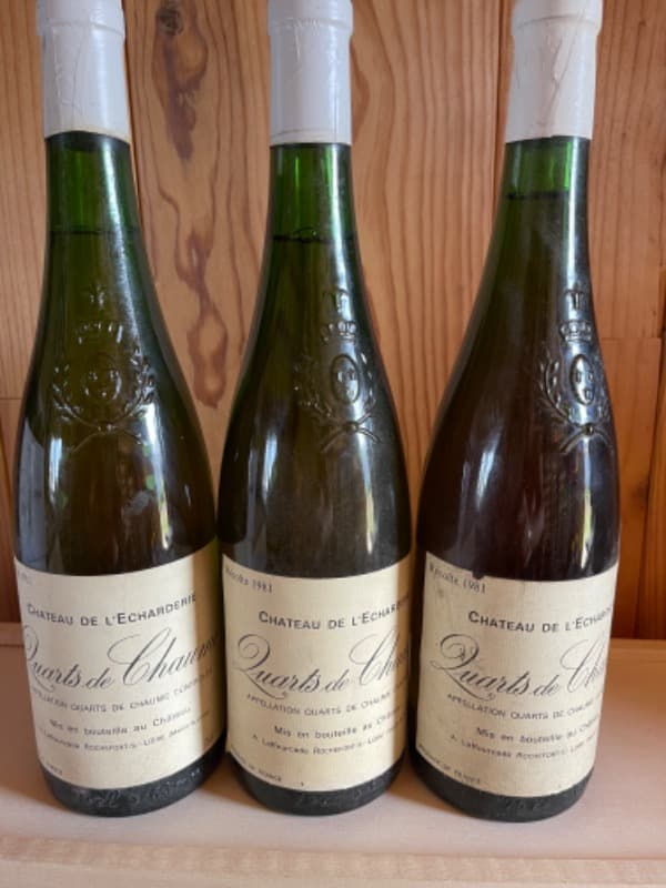 3 x Quarts-de-Chaume Grand Cru, Château de l’Echarderie, 1981