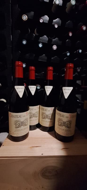 4 x Côtes-du-Rhône, Château des Tours, 2017