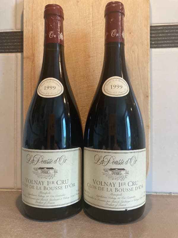 2 x Volnay, 1er cru Monopole Clos de la Bousse d'Or, Domaine La Pousse d'Or, 1999