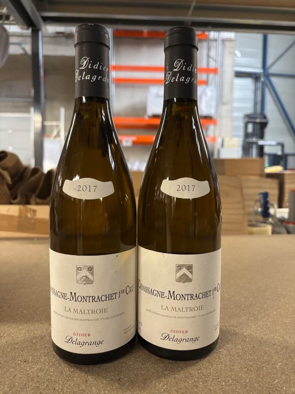 2 x Chassagne-Montrachet, 1er Cru - La Maltroie, Didier Delagrange, 2017