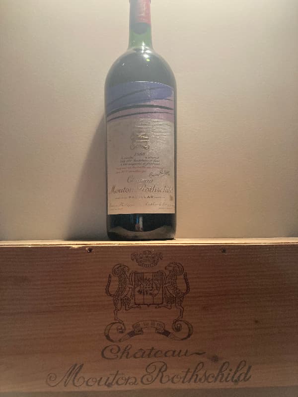 CBO/OWC1 x château Mouton Rothschild, Pauillac, 1980 (Magnum)