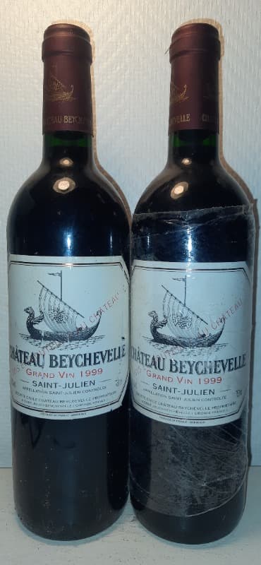 2 x Château Beychevelle, Saint-Julien, 1999