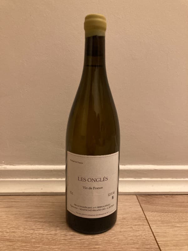 Les Onglés, Anjou Blanc, Stéphane Bernaudeau, 2017