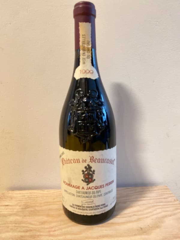 Châteauneuf-du-Pape, Hommage à jacques Perrin, Château Beaucastel, 1999