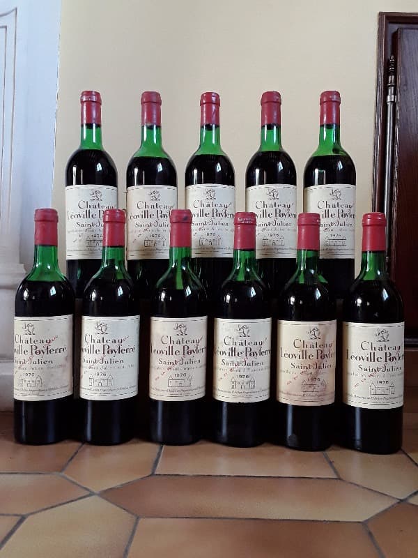 11 x Château Léoville Poyferré, Saint-Julien, 1976