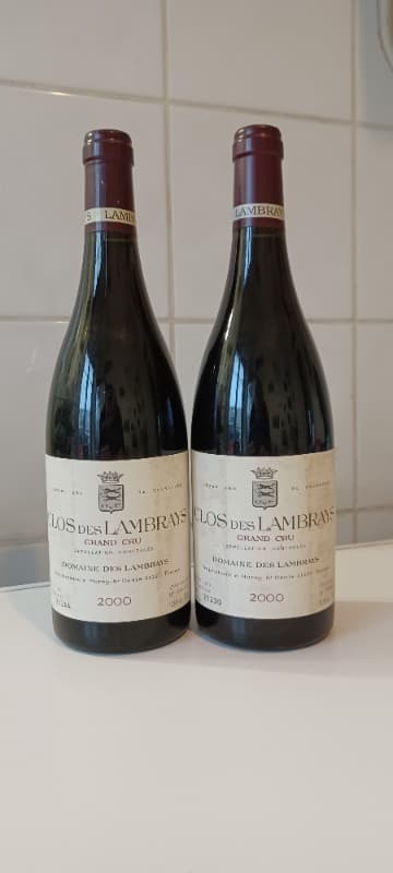 2 x Clos-des-Lambrays, Grand Cru, Domaine des Lambrays, 2000