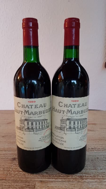2 x Château Haut-Marbuzet, Saint-Estèphe, 1989