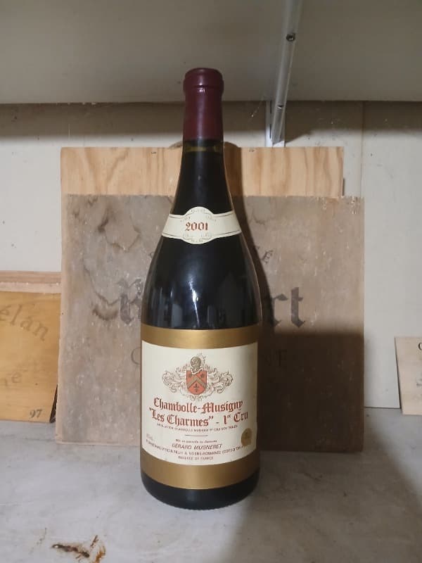 Chambolle-Musigny, 1er Cru les Charmes, Gérard Mugneret, 2001 (Magnum)