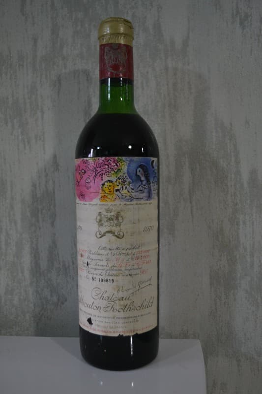 château Mouton Rothschild, Pauillac, 1970