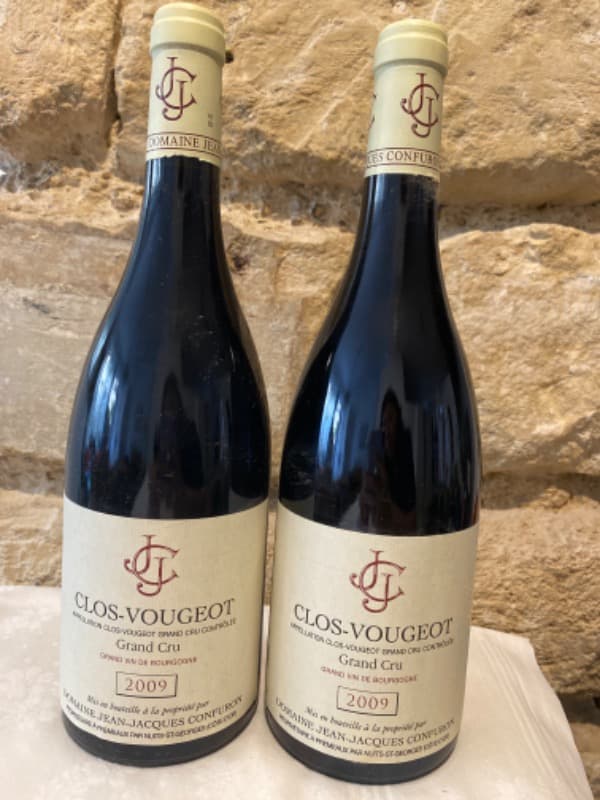 2 x Clos de Vougeot, Grand Cru, Domaine J. J. Confuron, 2009