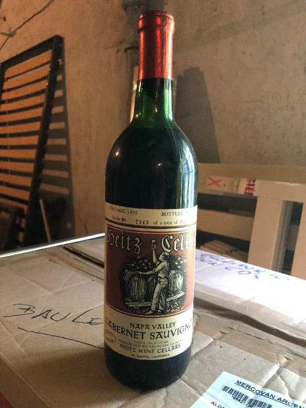 1 et cru, Heinz cellar Napa valley, 1973