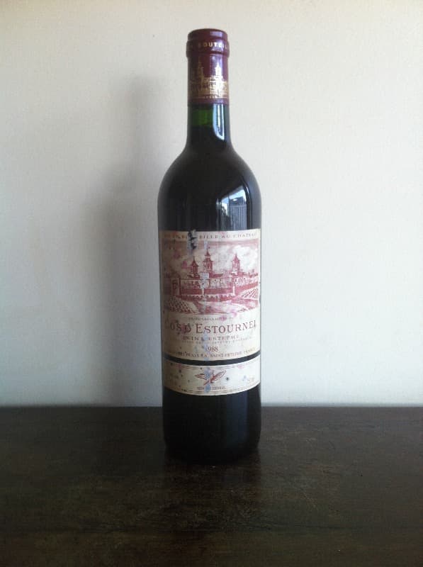 Château Cos d'estournel, Saint-Estèphe, 1988