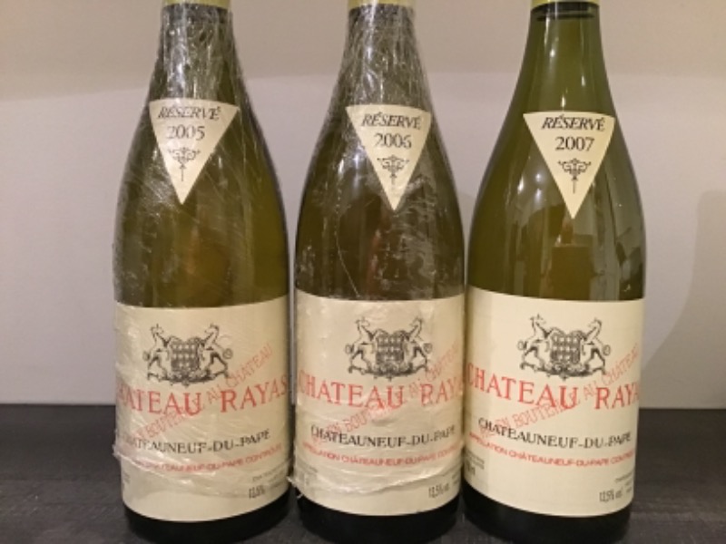 3 x Châteauneuf-du-Pape, Château Rayas (Bc/Wh), 2005/2006/2007