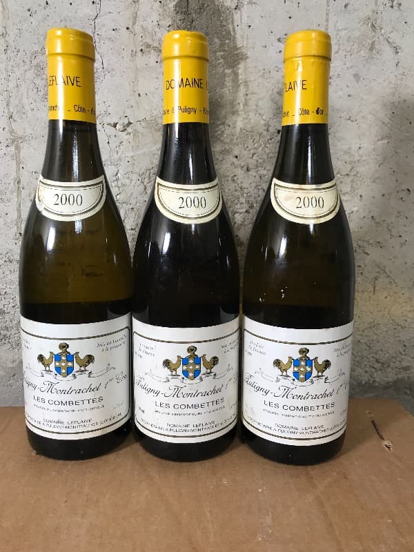 3 xPuligny-Montrachet, Les Combettes, Anne Claude Leflaive, 2000