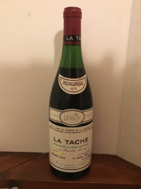 La Tache, Domaine de La Romanée Conti, 1975