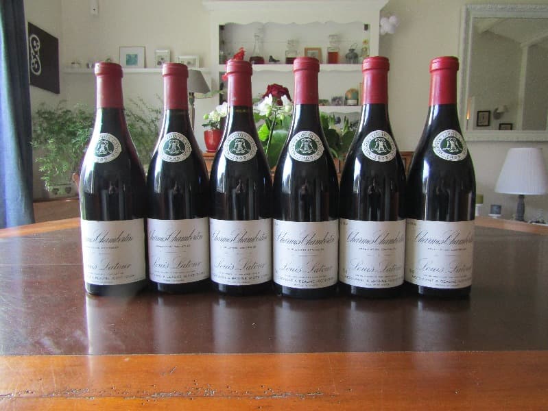 6 x Charmes-Chambertin, Louis Latour, 1985