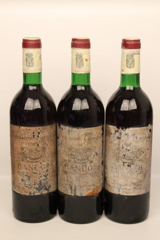 3 x Domaine Tempier, Bandol, 1983