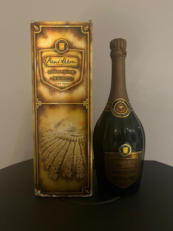 Cuvée René Lalou, Mumm, Champagne, 1973