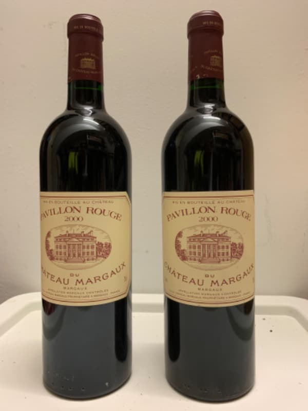 2 x Pavillon Rouge, Château Margaux, Margaux, 2000