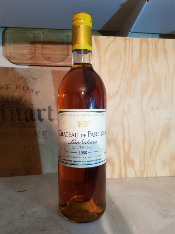 Chateau de fargues lur saluces, Sauternes, 1988