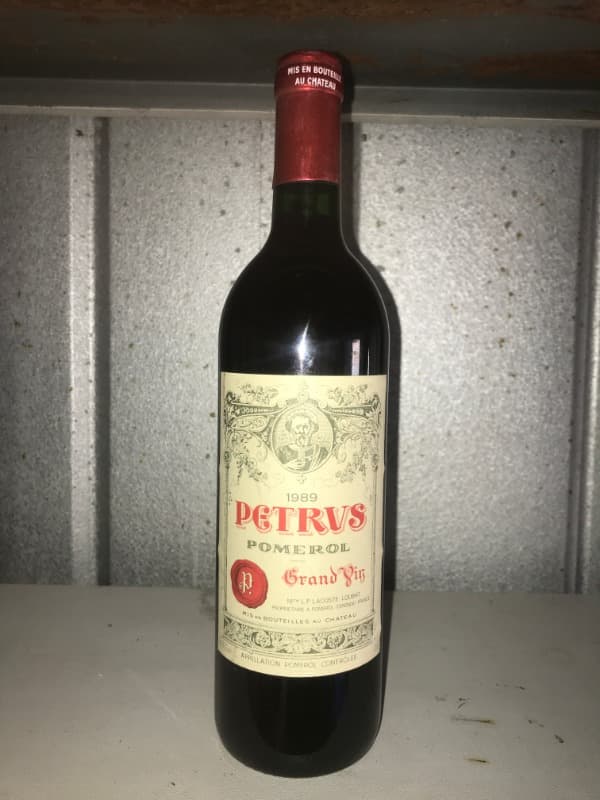 Petrus, Pomerol, 1989 Prix Hors Taxes . Price ex V.A.T